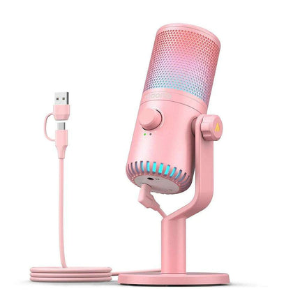 Dynamic RGB Gaming Microphone with Adjustable Sound Control for Enhanced Audio Experience - Très Elite