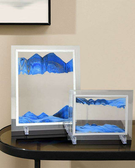 Mesmerizing 3D Glass Quicksand Art for a Tranquil Environment
