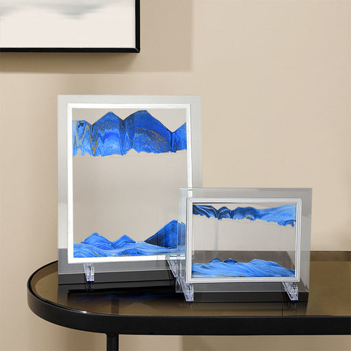 Captivating 3D Quicksand Glass Art: Infuse Spaces with Artistic Sophistication