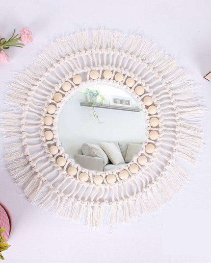 Nordic Chic: Artisan-Made Geometric Acrylic Vanity Mirror