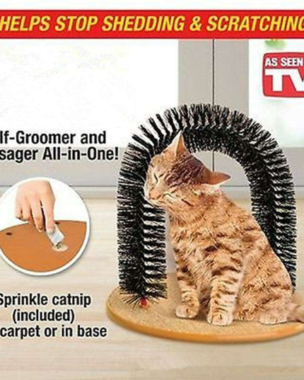 Groom & Play Arch: The Ultimate Self-Grooming Tool for Pets