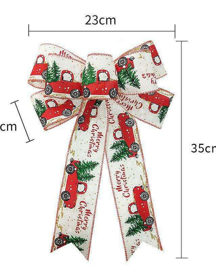 Sophisticated Christmas Ribbon Bow Set: Elevate Your Festive Decor
