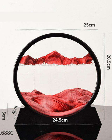 Mesmerizing 3D Glass Quicksand Art for a Tranquil Environment