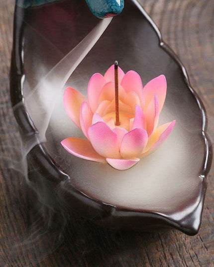 Ceramic Deer Backflow Incense Burner - Nordic Serenity Home Accent