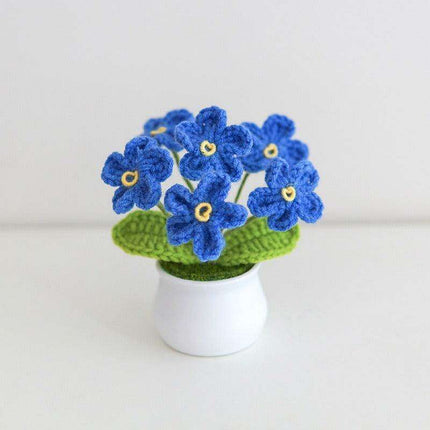 Handcrafted Korean Wool Sunflower Arrangement for Chic Home Elegance