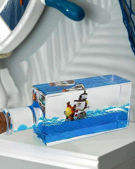 Nautical Tranquility: Enchanting Illusionary Boat Display | Coastal Home Décor & Gift Collection