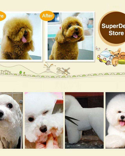 Whisper-Quiet Pet Grooming Clippers Set for Dogs and Cats