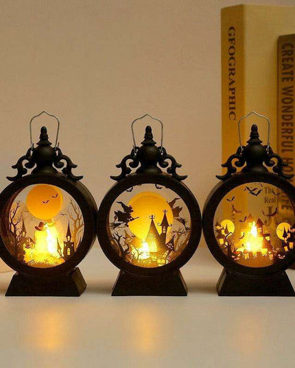Enchanted Castle Lantern for Halloween - Elevate Your Spooky Atmosphere