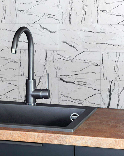 Luxurious Waterproof Brick Decals for Washbasin Enhancement