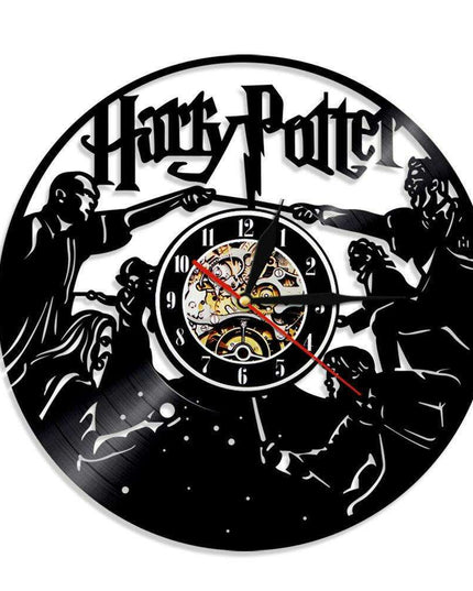 Magical Harry Potter LED Wall Clock with Remote and Glow-in-the-Dark Features