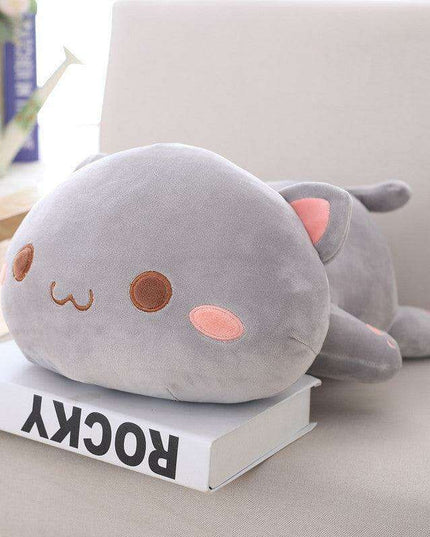 Purrfect Plush Cat Cuddle Cushion - Adorable Softness for Feline Fans
