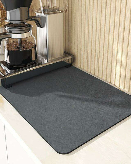 Elegant Kitchen Oasis: Premium Absorbent Dish Drying Mat