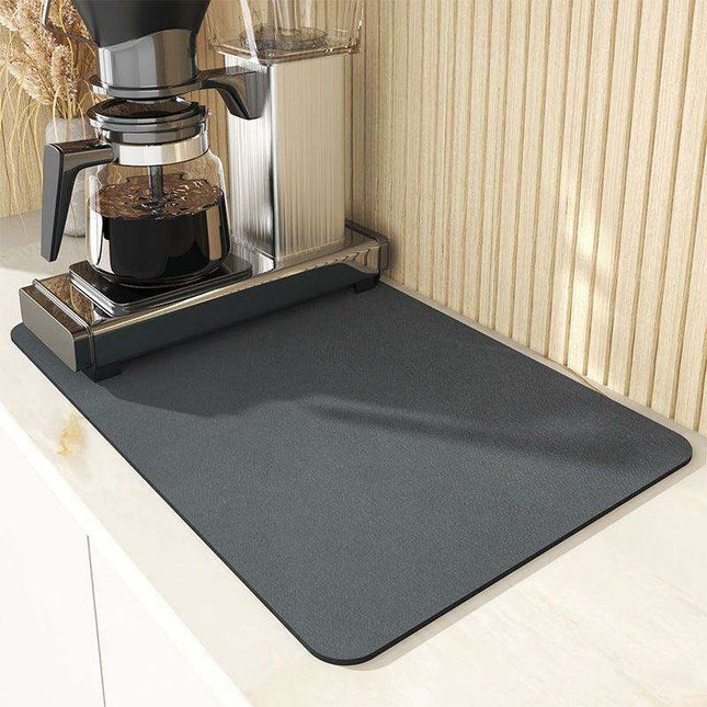 Elegant Kitchen Oasis: Premium Absorbent Dish Drying Mat