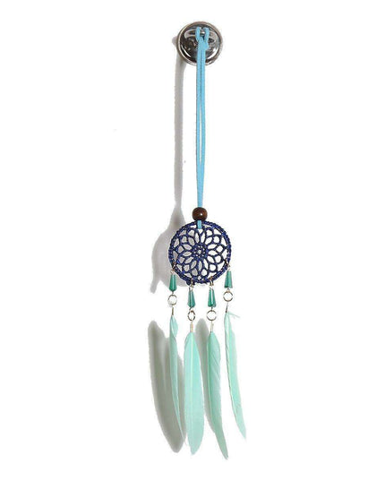 Nordic Elegance Feather Dream Catcher: Luxurious Decor for Home and Vehicle