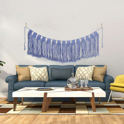 Bohemian Cotton Woven Wall Hanging: Chic Home Accent for Stylish Interiors