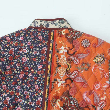 Chic Vintage Cotton Puffer Coat - Timeless Winter Style