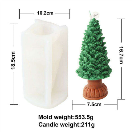 Magical Christmas Candle Making Kit with Santa-Themed Packaging & Scented Adornments