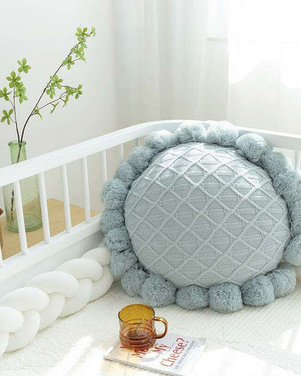 Sunflower Delight Handcrafted Knitted Pillowcase