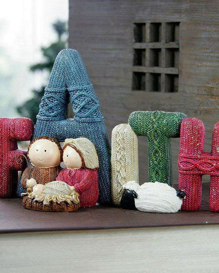 Elegant European LOVE/FAMILY Resin Decor - Charming Home Accents and Meaningful Gifts