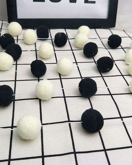 Scandinavian Luxe Cotton Thread Hair Ball Pendant Light