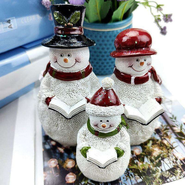 Chic Winter Snowman Decor | Opulent Holiday Accent