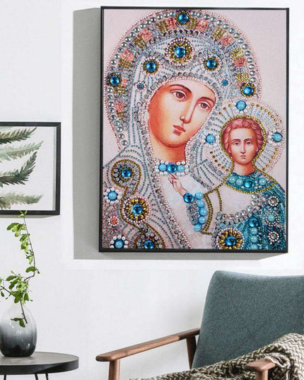 Crystal Diamond Painting Kit with Diverse Shapes for Artistic Brilliance