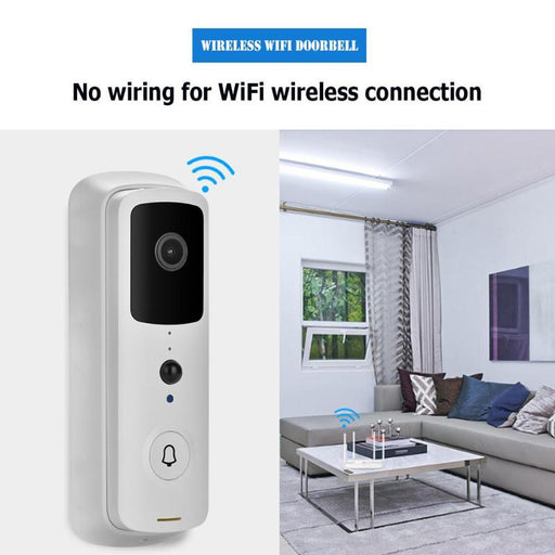 1080P WiFi Smart IP Video Doorbell with Night Vision and Two-Way Voice Intercom