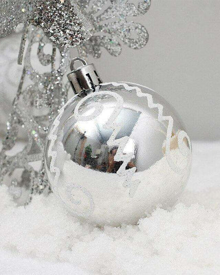 Elegant 24-Piece Holiday Bauble Collection for Festive Decor