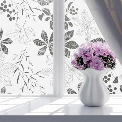 Transformative 60x200cm Self-Adhesive Frosted Stained Glass Film for Windows