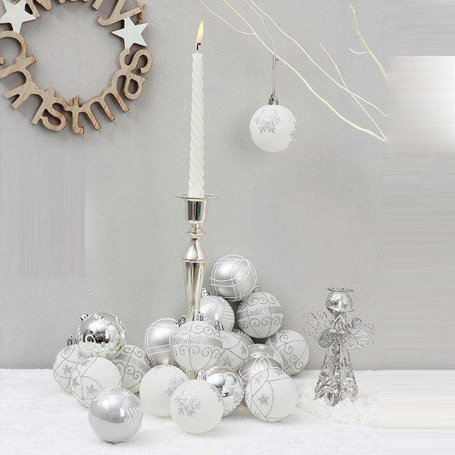 Elegant 24-Piece Holiday Bauble Collection for Festive Decor