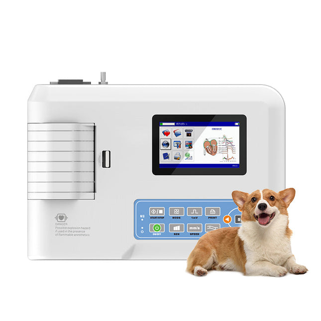 Contec ECG300G Veterinary Three Channel ECG Machine Electrocardiograph