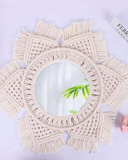 Nordic Chic: Artisan-Made Geometric Acrylic Vanity Mirror