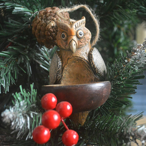 Enchanting Owl and Frog Resin Garden Ornaments for Serene Outdoor Decor