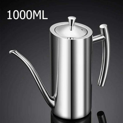 Eagle Spout Deluxe Stainless Steel Oil Pourer - Stylish Kitchen Tool for Accurate Dispensing - Très Elite