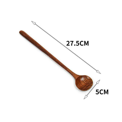 Eco-Chic Ellipse Wooden Spoon Set - Stylish, Sustainable Kitchen Must-Haves - Très Elite