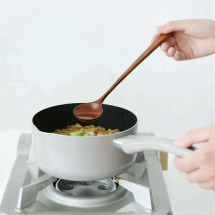 Eco-Chic Ellipse Wooden Spoon Set - Stylish, Sustainable Kitchen Must-Haves - Très Elite