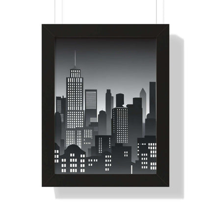 Eco-Chic Luxe Vertical Art Print with Sustainable MDF Frame - Très Elite