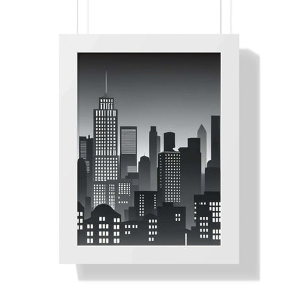Eco-Chic Luxe Vertical Art Print with Sustainable MDF Frame - Très Elite