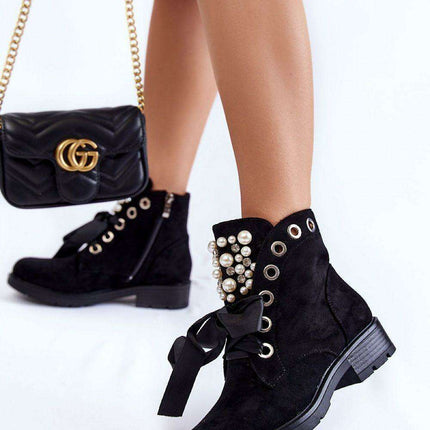 Eco-Chic Women's Leather Boots - Model 191054 - Très Elite