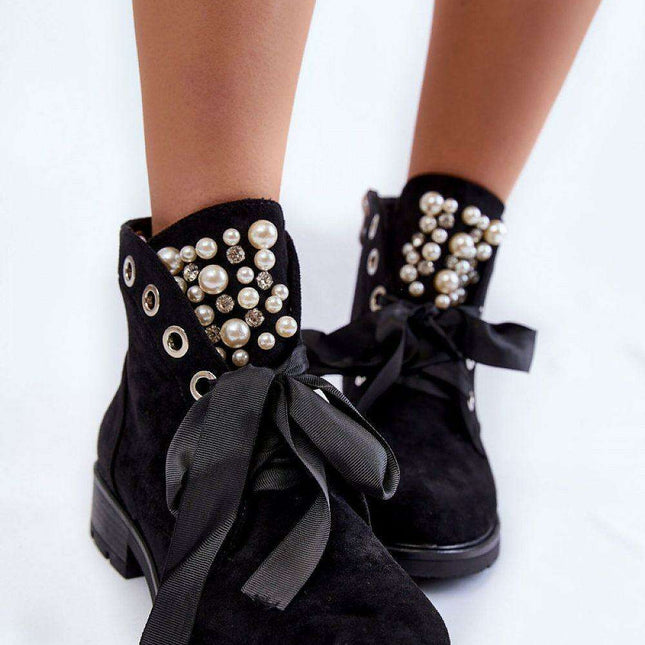 Eco-Chic Women's Leather Boots - Model 191054