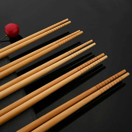 Eco-Conscious Bamboo Chopsticks Set for Authentic Asian Cuisine - Très Elite