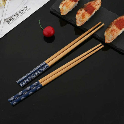 Eco-Conscious Bamboo Chopsticks Set for Authentic Asian Cuisine - Très Elite