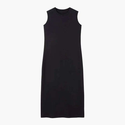 Eco-Conscious Elegance: Women's Ribbed Ankle-Length Maxi Dress for a Sustainable Summer!