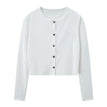 white cardigan / XS