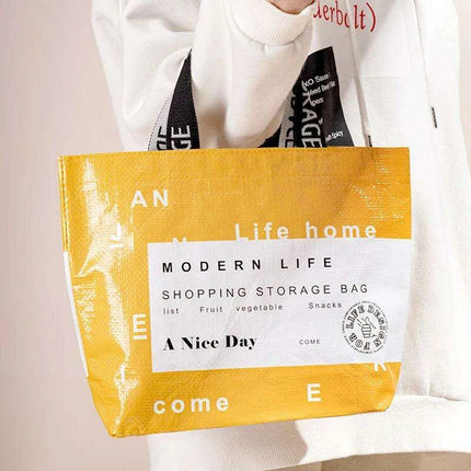 Eco-Conscious Japanese Reusable Grocery Tote: Stylish & Washable Solution - Très Elite