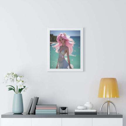 Eco-Conscious Mermaid Art Set with Sustainable Framing - Très Elite