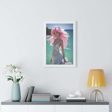Eco-Conscious Mermaid Art Set with Sustainable Framing - Très Elite