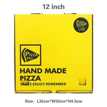 Eco-Conscious Pizza Delivery Boxes - Biodegradable Packaging for 6-12" Pies - Très Elite