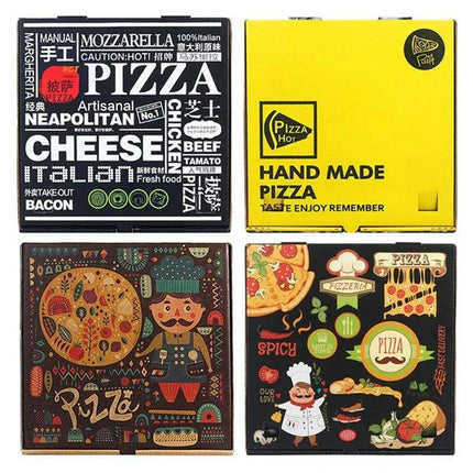 Eco-Conscious Pizza Delivery Boxes - Biodegradable Packaging for 6-12" Pies - Très Elite
