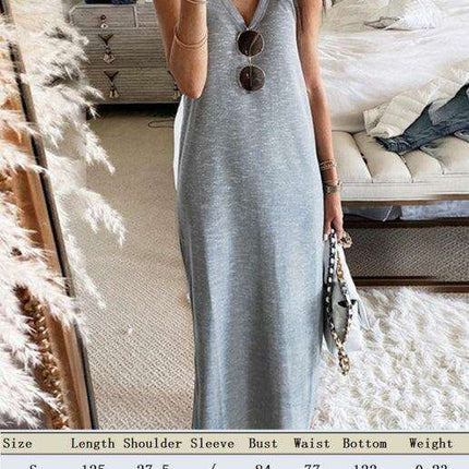 Eco-Conscious Vintage Halter Neck Summer Dress with Elegant Flair - Très Elite